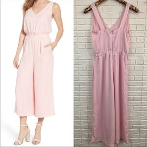 GIBSON BLUSH PINK PASTEL JUMPSUIT